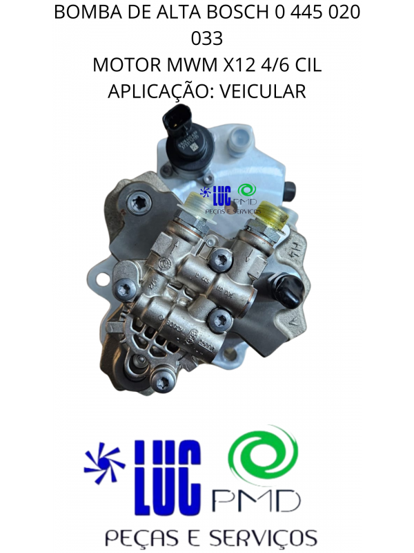 BOMBA DE ALTA BOSCH 0 445 020 033