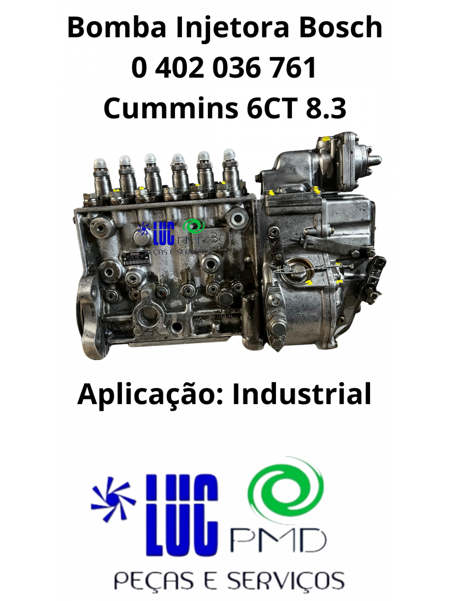 Bomba Injetora Bosch 0 402 036 761 Cummins 6CT 8.3