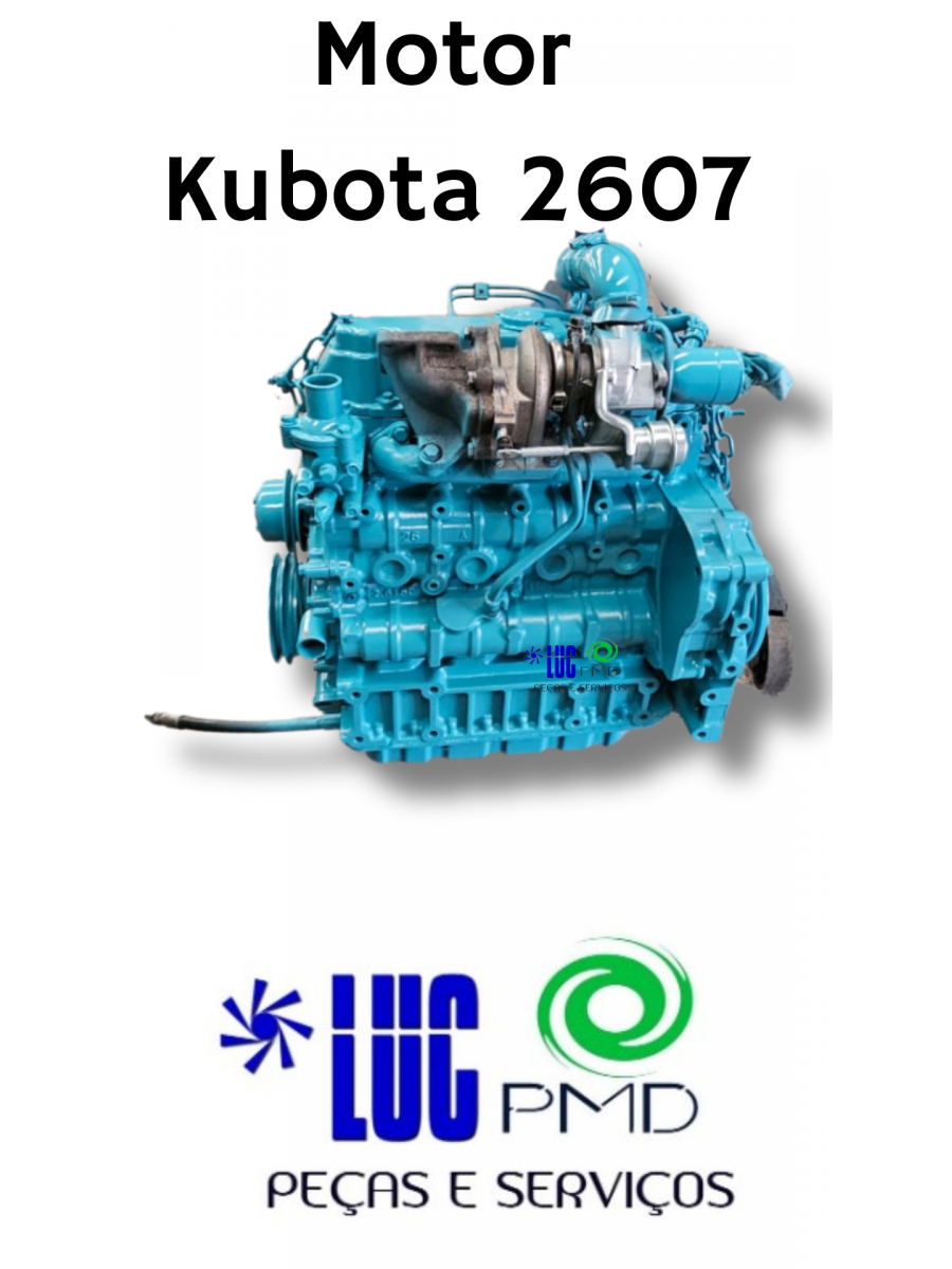 MOTOR COMPLETO KUBOTA V2607-DI-T