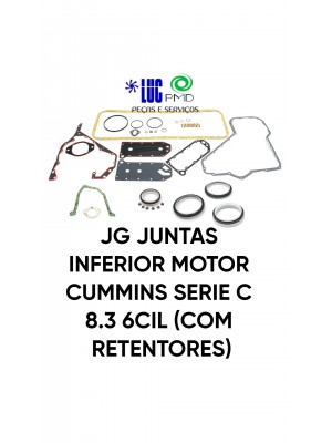 JG JUNTAS INFERIOR MOTOR CUMMINS SERIE C 8.3 6CIL (COM RETENTORES)