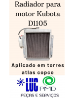 Radiador para motor Kubota D1105